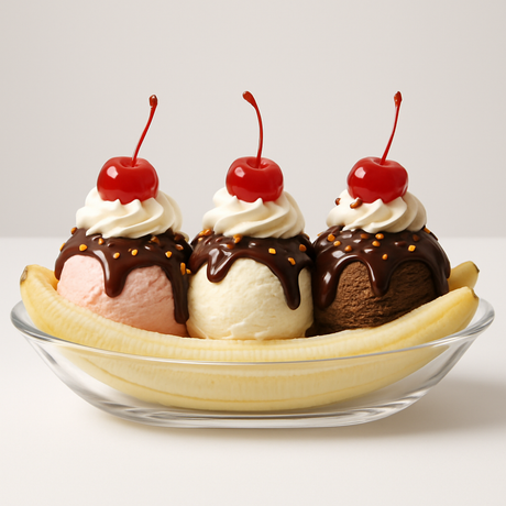 Organic Banana Split Flavor Concentrate Without Diacetyl