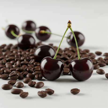 Organic Decaf Black Cherry Flavored Coffee Beans