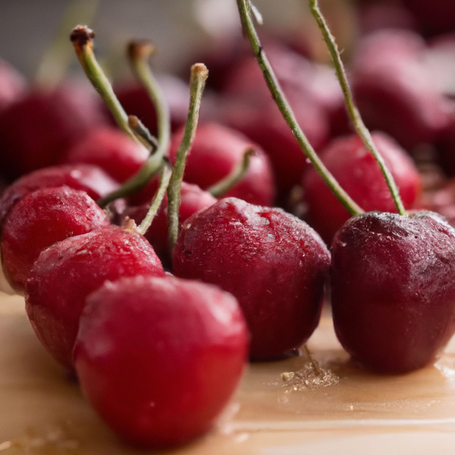 Organic Cherry Topping and Variegate