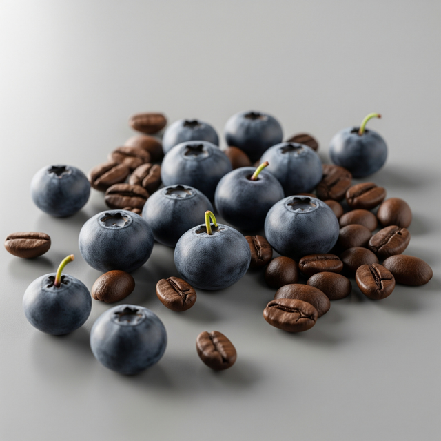 Organic Decaf Blueberry Flavored Coffee Beans