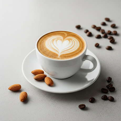 Organic Decaf Cappuccino Amaretto Flavored Coffee Beans