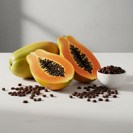 Organic Decaf Papaya Flavored Coffee Beans