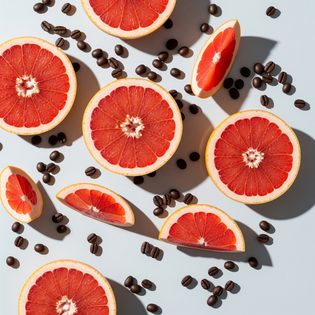 Organic Decaf Pink Grapefruit Flavored Coffee Beans