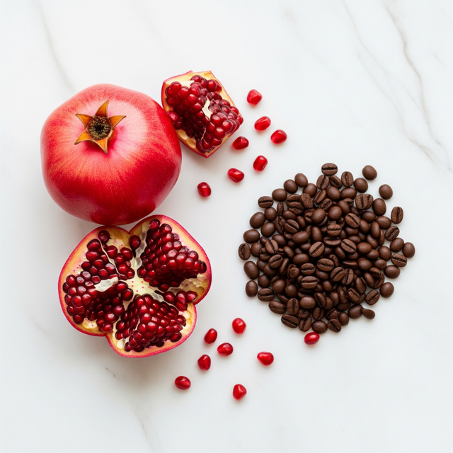Organic Decaf Pomegranate Flavored Coffee Beans