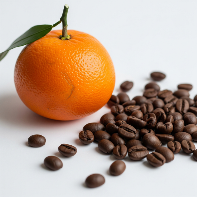 Organic Decaf Tangerine Flavored Coffee Beans