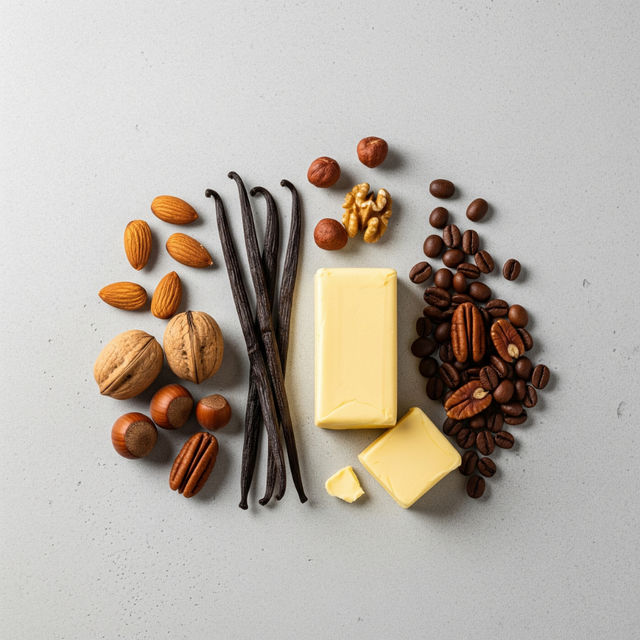 Organic Decaf Vanilla Butter Nut Flavored Coffee Beans