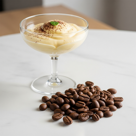 Organic Decaf Zabaglione Flavored Coffee Beans