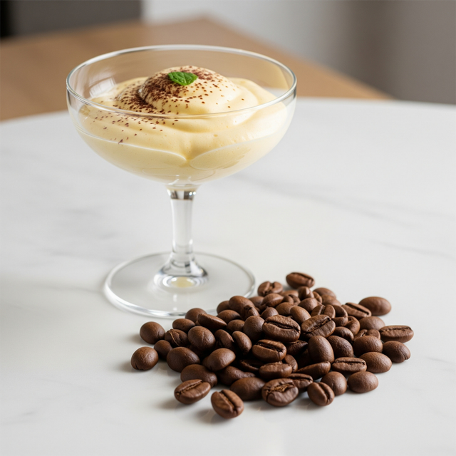 Organic Decaf Zabaglione Flavored Coffee Beans