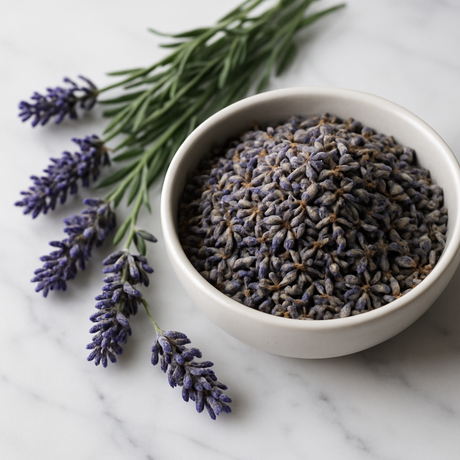 Lavender Flavor Emulsion for High Heat Applications