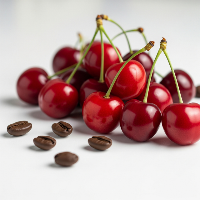 Organic Cherry Flavored Coffee Beans