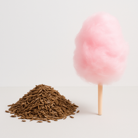 Organic Caraway Cotton Candy Floss Sugar