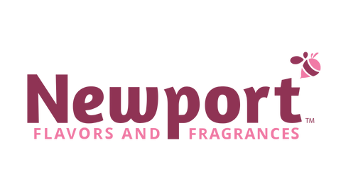 Newport logo with 'Flavors and Fragrances' text on a white background